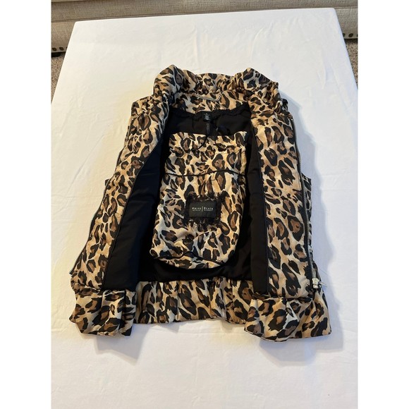 White House Black Market Leopard Print Vest - Picture 4 of 11
